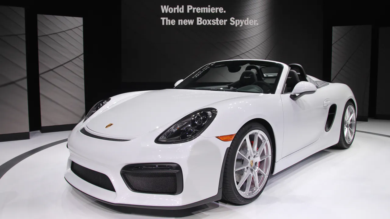 Porsche's Boxster Spyder is a raw 280kW beast