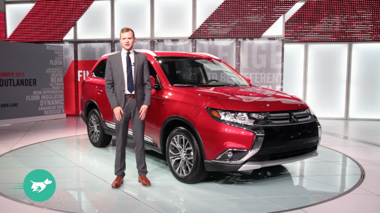 Revised Mitsubishi Outlander debuts in New York