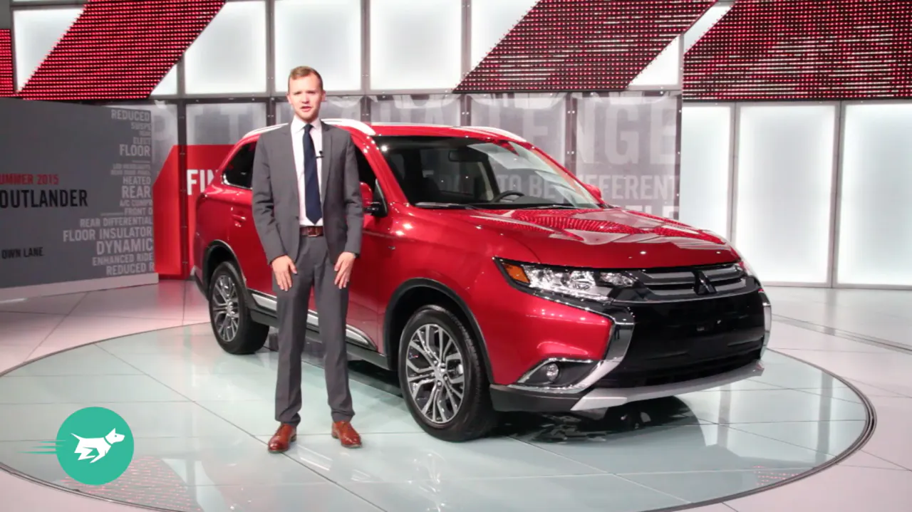 Revised Mitsubishi Outlander debuts in New York
