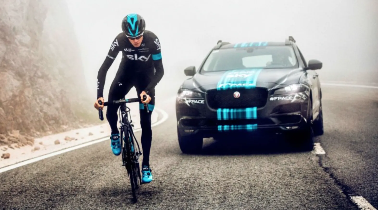 Jaguar F-Pace 2016: Jag SUV on show at Tour de France