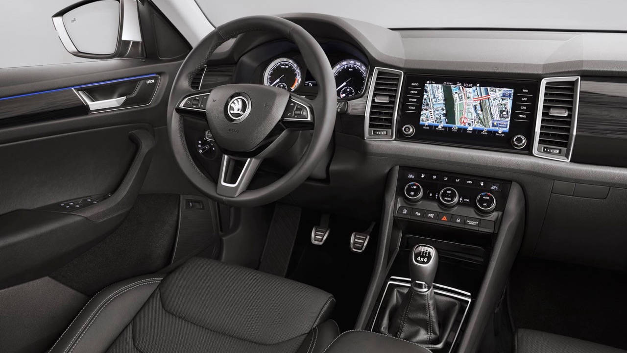 Skoda Kodiaq SUV interior and boot revealed in pictures