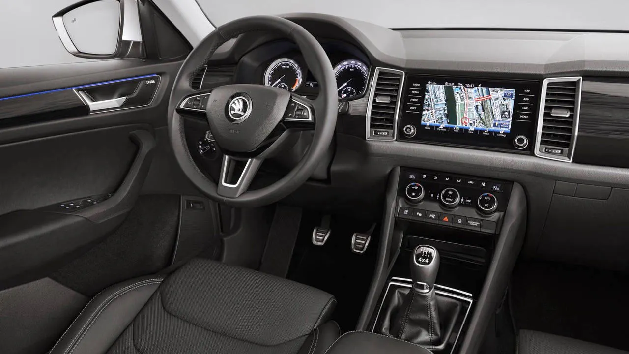 Skoda Kodiaq SUV interior and boot revealed in pictures