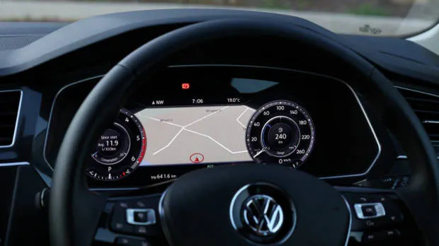 The Volkswagen Active Info Display on a 2017 Tiguan