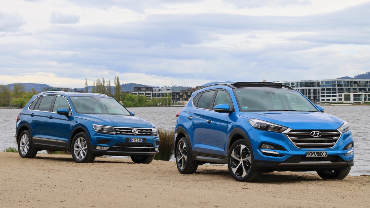 Hyundai Tucson Highlander vs Volkswagen Tiguan Highline Comparison Review