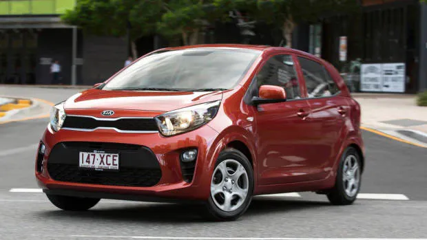 2017 Kia Picanto red front side