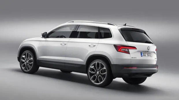 2018 Skoda Karoq white rear
