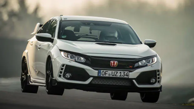 2017 Honda Civic Type R white front Nurburgring
