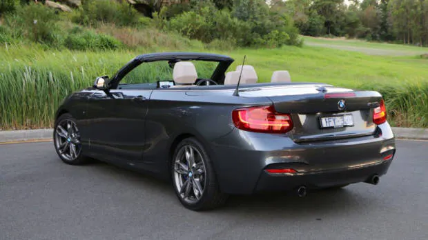 2017 BMW M240i Convertible Mineral Grey Rear End