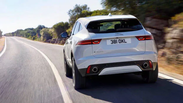 2018 Jaguar E-Pace White Rear End – Chasing Cars