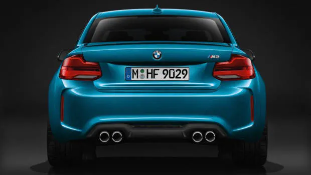2018 BMW M2 LCI Long Beach Blue Rear End