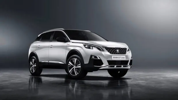 2018 Peugeot 3008 White Front End