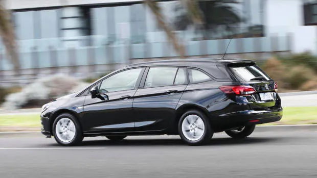 2018 Holden Astra Sportwagon black rear