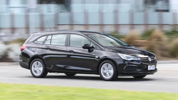 2018 Holden Astra Sportwagon black side