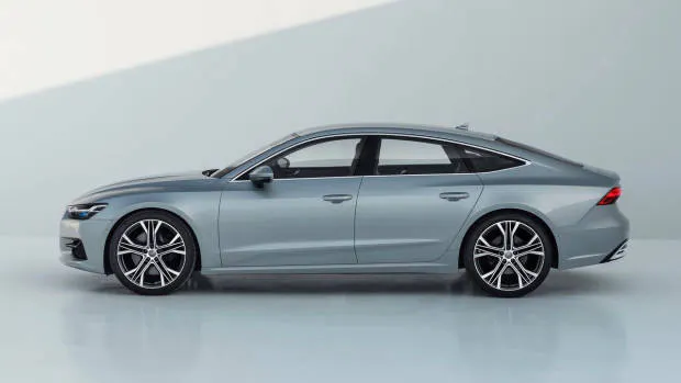 2018 Audi A7 silver side