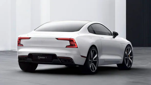 2018 Polestar 1 white rear side