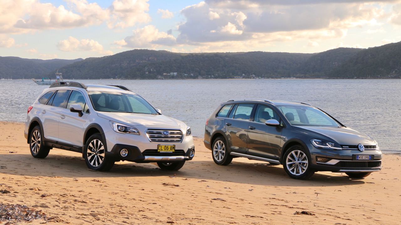 Volkswagen Golf Alltrack vs Subaru Outback Comparison Review