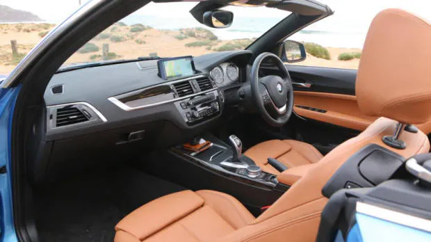 2018 BMW 230i Convertible Cognac Brown Leather