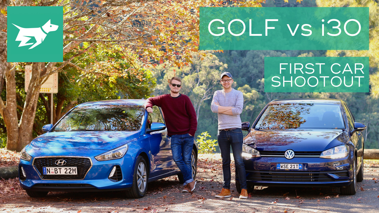 First Car Shootout: Volkswagen Golf 110TSI vs Hyundai i30 Active