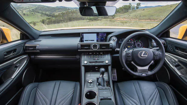 2019 Lexus RC F interior