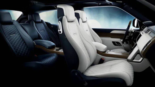 2019 Range Rover SV Coupe interior layout