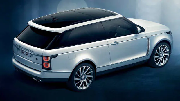 2019 Range Rover SV Coupe rear 3/4