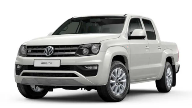 2019 Volkswagen Amarok Core V6 white front 3/4