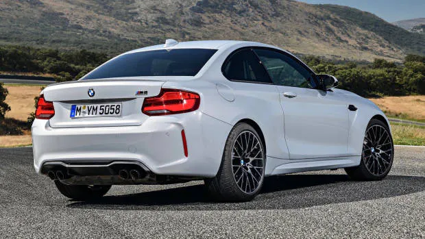 2019 BMW M2 Competition Hockenheim Silver rear 3/4
