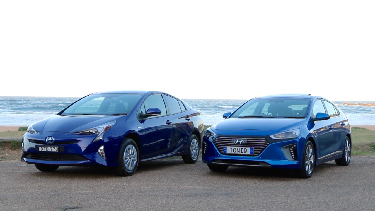 Hybrid Shootout: Toyota Prius vs Hyundai Ioniq Premium Comparison