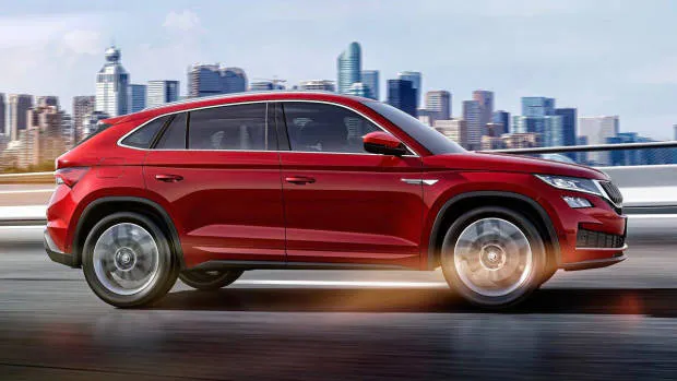 2019 Skoda Kodiaq GT red side