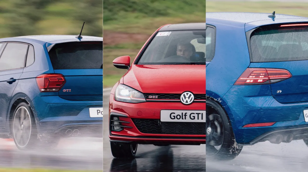 Volkswagen hot hatches compared: Polo GTI vs Golf GTI vs Golf R