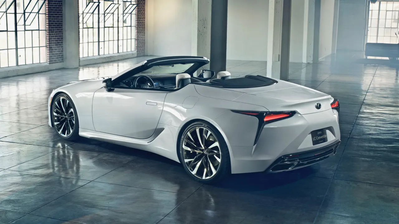Lexus LC convertible previewed in lush concept form
