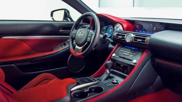 2019 Lexus RC F Track Edition interior