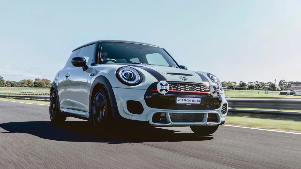 Mini JCW Millbrook Edition sports exclusive paint, driving lights