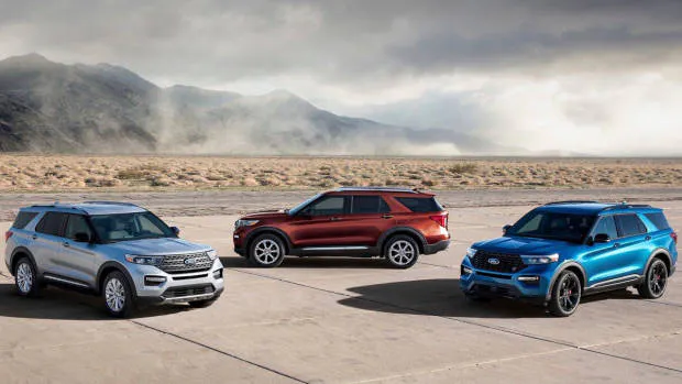2020 Ford Explorer range