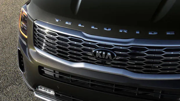 2020 Kia Telluride grille detail
