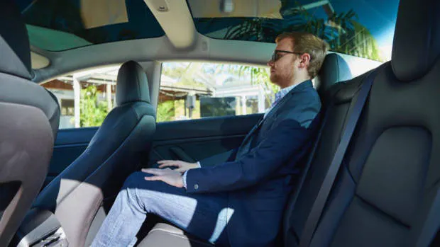 Tesla Model 3 Australia back seat