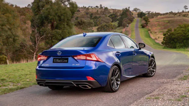 2020 Lexus IS 350 Black Line blue