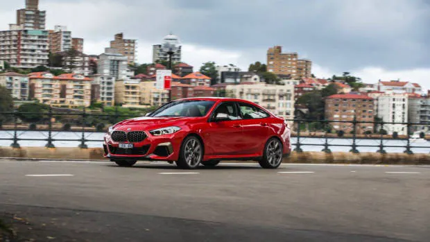 BMW M235i Gran Coupe 2020 red ride quality