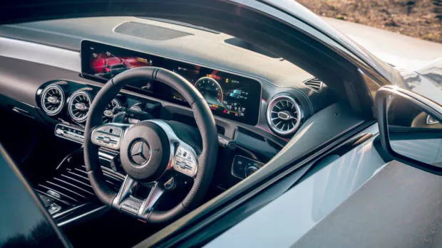 Mercedes-AMG A35 hatch review dashboard 2