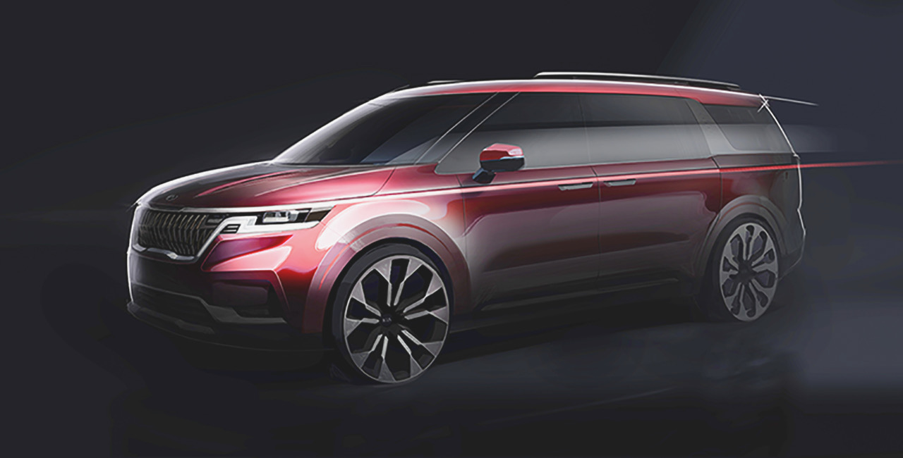 2021 Kia Carnival teased, will share a platform with the all-new Sorento