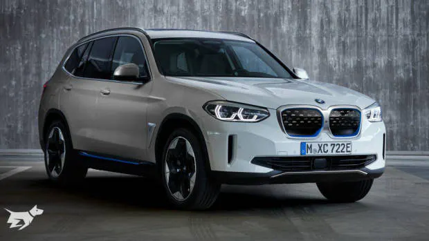 BMW iX3 electric SUV parked