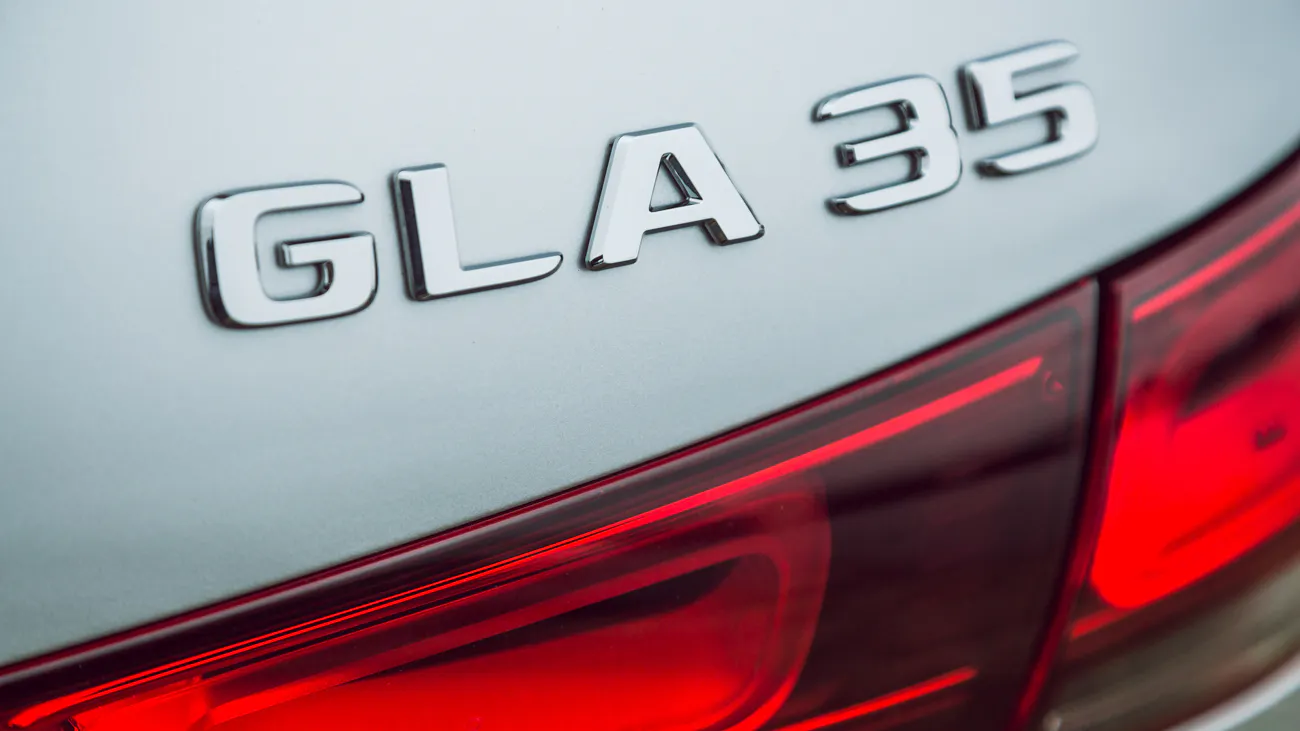 Badgework on the 2021 Mercedes-AMG GLA 35 SUV