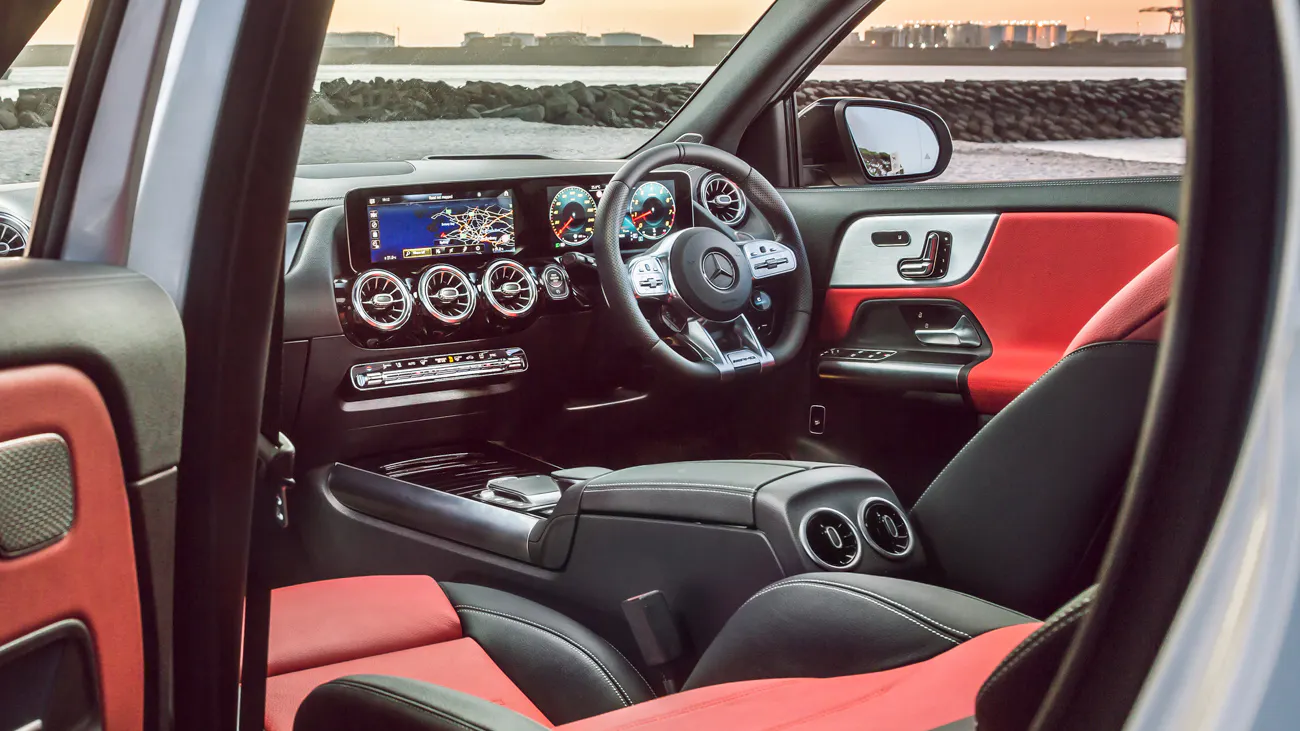 Interior on the 2021 Mercedes-AMG GLA 35 SUV