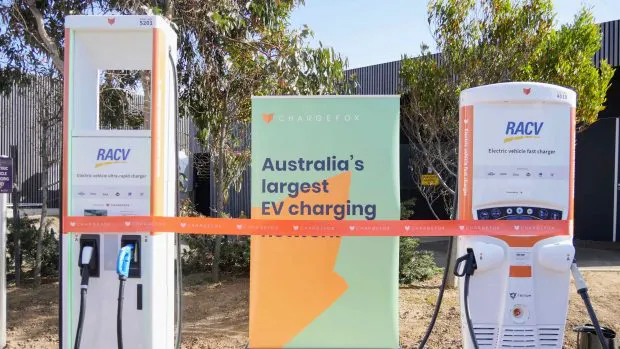Chargefox's 350kw chargers