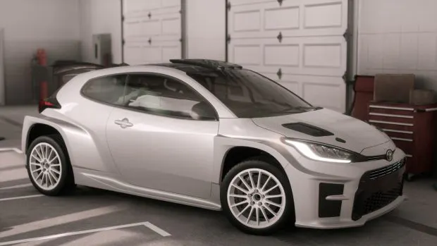 Toyota GR Yaris AP4 2021 silver workshop