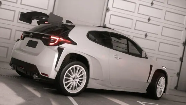 Toyota GR Yaris AP4 2021 silver workshop