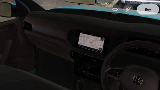 Volkswagen's augmented reality interior