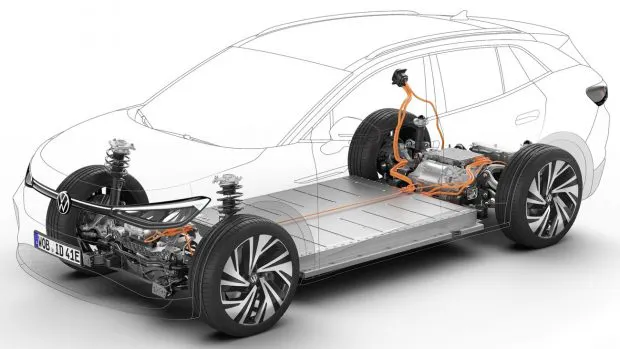 Volkswagen ID4 2021 RWD layout