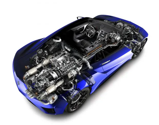 Honda NSX 2020 xray