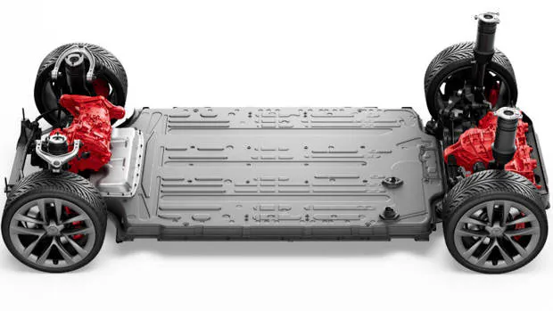 Tesla Model S Plaid 2022 chassis